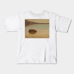 Lake Katahdin by Frederic Edwin Church Kids T-Shirt